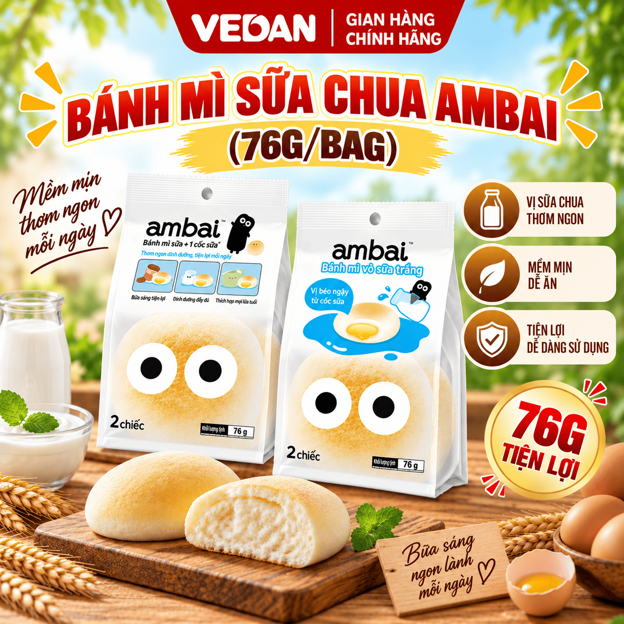 Bánh mì sữa chua AMBAI