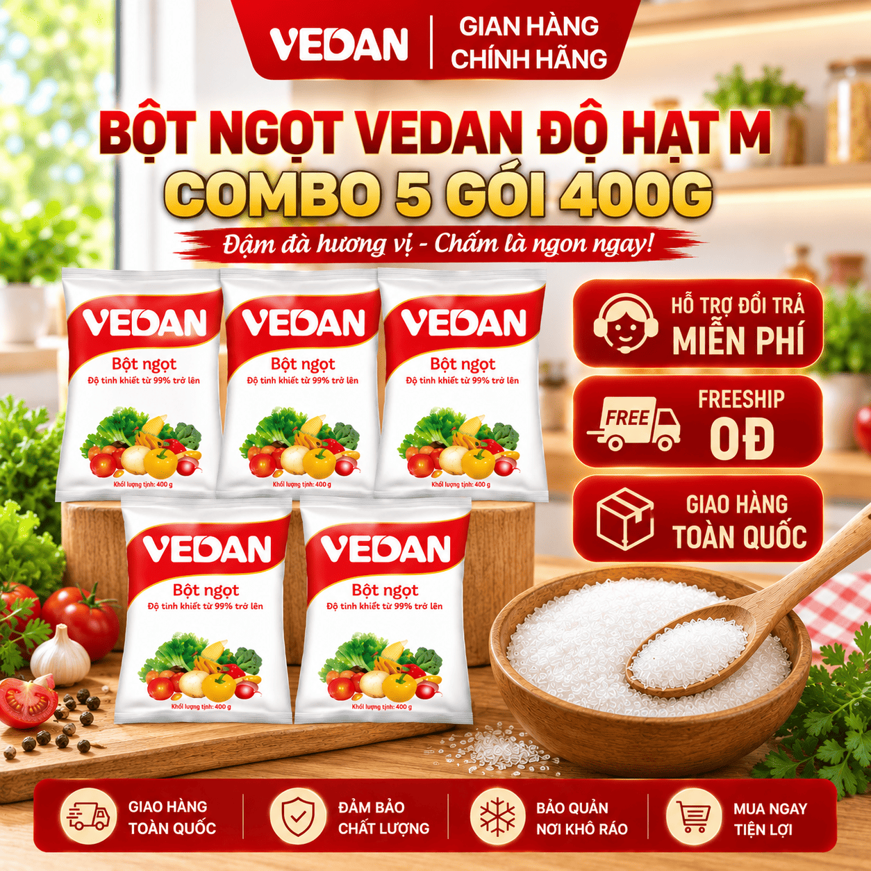 Bột ngọt Vedan 400g - M