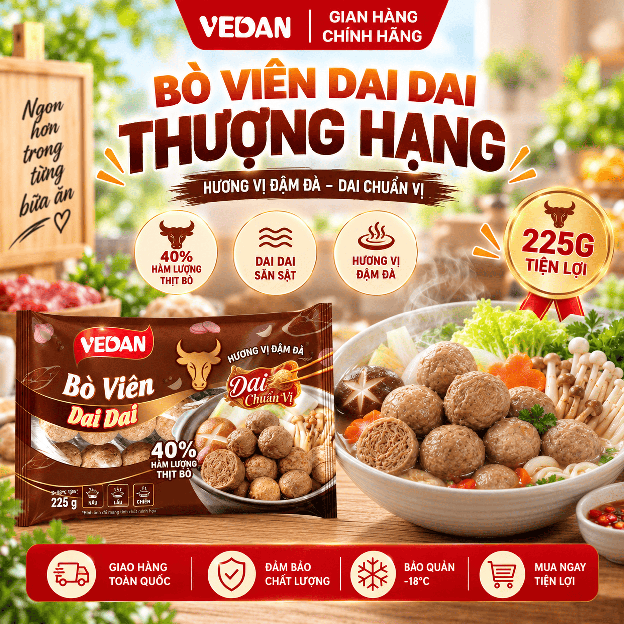 Vedan Bò Viên Thượng Hạng